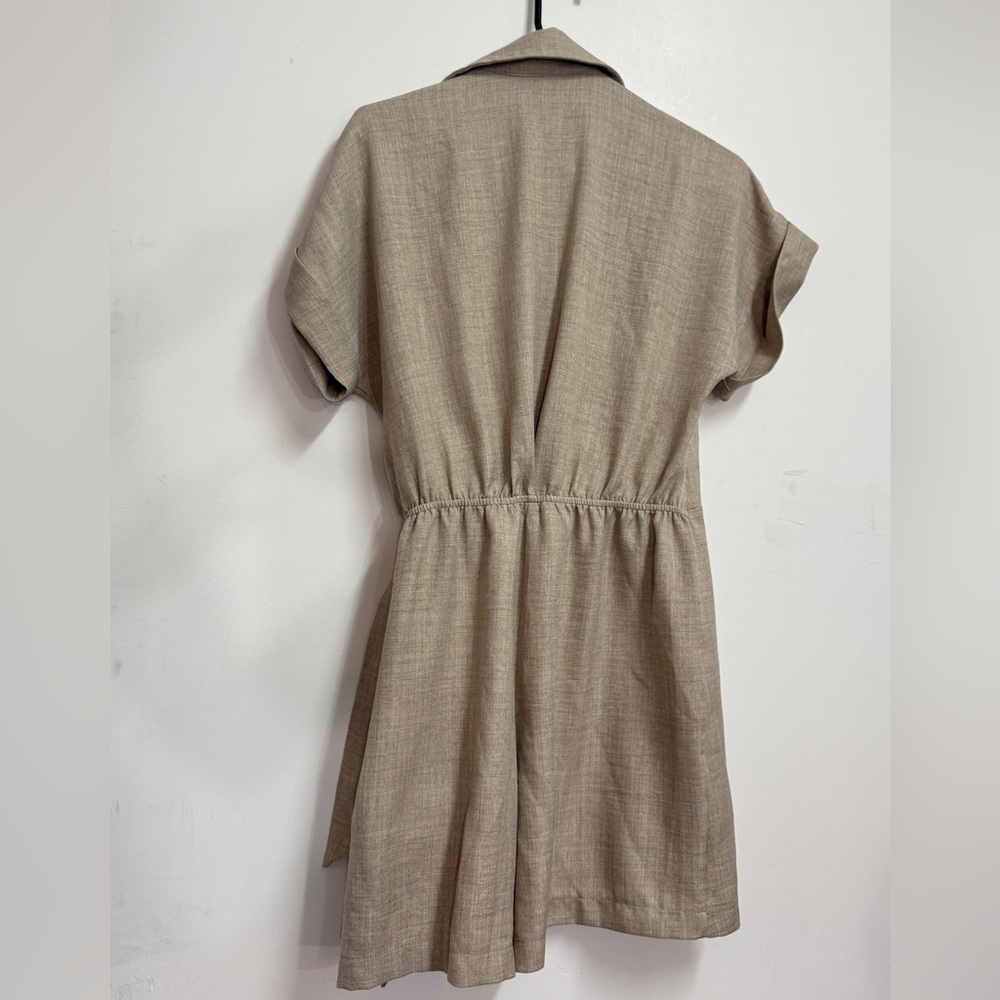 Tie up Emma & Michelle workwear jumpsuit shorts chic office wear romper - Picture 2 of 7